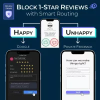Support Carte NFC Google Review Tap | Augmentez Avis & Classement Google | Compatible iPhone & Android (1 Grand)